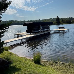 ShoreMaster Dock and boat lift central wisconsin